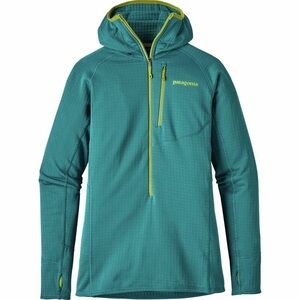 Patagonia Worn Wear R1 hoody - 1/2 zip in Teal - Size medium